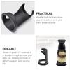 HONMEET 4pcs Shaving Brush Storage Holder Stand for Men Nonslip Base Compact Design for Hair Salon Tools and Personal Use Material Black view 3