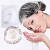 50Pcs Individually Wrapped Disposable Shower Caps, Plastic Waterproof Elastic Thick Bath Caps,Multi-Purpose Travel Shower Caps, Perfect for Hair Treatment, Salon, Spa, Hotel, Home Use,Travel view 3