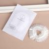 50Pcs Individually Wrapped Disposable Shower Caps, Plastic Waterproof Elastic Thick Bath Caps,Multi-Purpose Travel Shower Caps, Perfect for Hair Treatment, Salon, Spa, Hotel, Home Use,Travel view 4