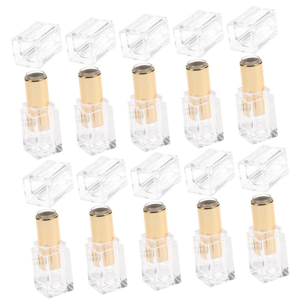 Gogogmee 10pcs Lipstick Tubes Empty Lip Gloss Tubes Refillable Plastic Diy Containers
