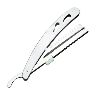 Gogogmee Stainless Steel Razor Holder for Men Barber Trimmer Single Shaver for Shaving Grooming
