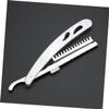 Gogogmee Stainless Steel Razor Holder for Men Barber Trimmer Single Shaver for Shaving Grooming view 3