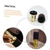 Beatifufu 3pcs Broken Hair Brush Neck Duster Cleaning Brush for Barbers High-density Design for Hair Removal Essential Barber Supplies for Gold Finish view 4