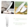 Baluue Foundation Scoop Tool Makeup Mixing Spatula Stainless Steel Makeup Spatula Cosmetic Mixing Tools Beauty for Foundation Pigment Lipstick view 4
