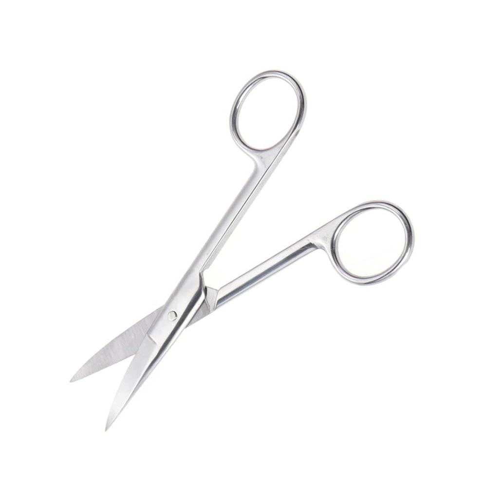 minkissy Professional Eyebrow Scissors Blunt Tip for Makeup and Shaping Mini Easy to Clean Stainless Steel Eyebrow Shaper Scissors