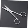 minkissy Professional Eyebrow Scissors Blunt Tip for Makeup and Shaping Mini Easy to Clean Stainless Steel Eyebrow Shaper Scissors view 3