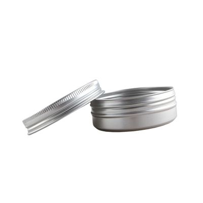 Baluue 24pc Aluminum Specimen Box Jars Screw Lid Travel for Cosmetics Cream Storage