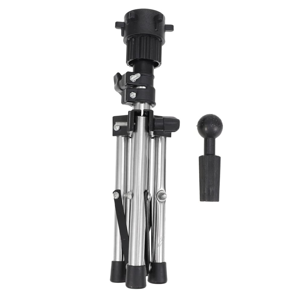 HAPINARY Stainless Steel Mannequin Head Stand Adjustable Tripod Wig Holder for Women Hairdressing Practice