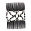 Beads Hair Combs Double Comb Hair Clip Stretchy Double Comb Hair Clips Elastic Hairpins Accessories. view 1