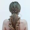 Beads Hair Combs Double Comb Hair Clip Stretchy Double Comb Hair Clips Elastic Hairpins Accessories. view 3