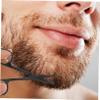 Beatifufu 1set Men's Beard Kit Scissors Comb Pouch Styling Tool for Barbershop Diy view 3