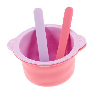 Didiseaon 4pcs Wax Bowl Set Silicone Waxing Pots for Hair Removal Foldable Face Mask Bowls for Home Use and