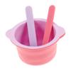 Didiseaon 4pcs Wax Bowl Set Silicone Waxing Pots for Hair Removal Foldable Face Mask Bowls for Home Use and view 1