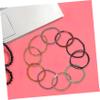 MERRYHAPY 20pcs Elastic Hair Ties Ponytail Holders for Thick Hair No Damage Stretchy Bands for Women and Girls Colors for Buns Ponytails and Braids view 4