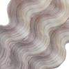 30 32 34 Inch Silver Bundle Human Hair Blonde Body Wave Bundles Two Tone Grey Mixed With 613 Blonde Human Hair Bundle Brazilian Virgin Hair 3 Bundles Highlight Hair Extensions view 4