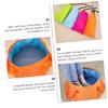COOLHIYA 1pc Portable Travel Foot Soak Basin Orange Multifunctional Water Basin for Camping Hiking and Relaxation Tear Resistant and Design view 4