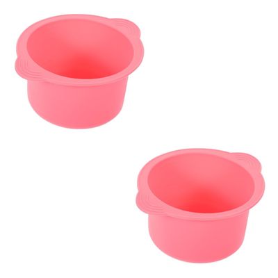 HAPINARY 2pcs Wax Melts Warmer Liner Bowl Silicone Wax Warmer Bowl Replacement for Hair Removal
