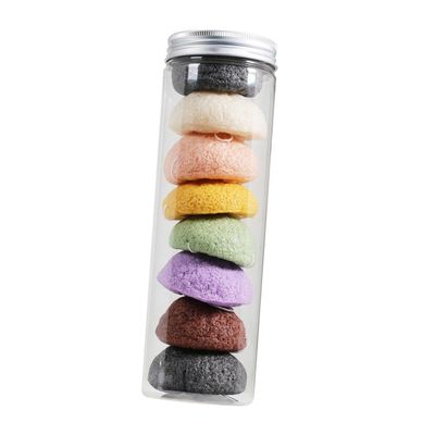 Baluue 8pcs Exfoliating Facial Sponges Cleansing for for Daily Skincare Routine Makeup Removal Material