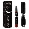 Beard Pencil Filler for Men, Beard Filler for Men, Water-Proof & Long Lasting & Natural Finish Barber Barber Pen, Enhance Facial Hair, Mustache Shape (BW2) view 1