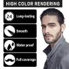 Beard Pencil Filler for Men, Beard Filler for Men, Water-Proof & Long Lasting & Natural Finish Barber Barber Pen, Enhance Facial Hair, Mustache Shape (BW2) view 4