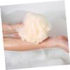 Baluue Handle Bath Sponge Brush Loofah Mesh Exfoliating Scrubber for Shower for Men and Women Convenient Body Cleansing Tool for All Ages and Travel view 4