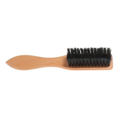 FOMIYES Men's Beard Brush Natural Bristle Ergonomic Handle Portable Beard Grooming Kit Styling Tool for Bearded Man
