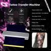 BAMTTOO Tattoo Transfer Machine Tattoo Stencil Printer Portable Thermal Printer Machine with 10pcs Transfer Paper 10pcs Thermal Paper Tattoo Printer Kit for Tattoo Artists Beginners view 2