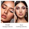 100 PCS Crystal Eyelash Mascara Wands Disposable Lash Brushes for Extensions Spoolie Brush Applicators Makeup Tool Kits (Gold handle) view 3