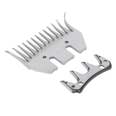 13 Teeth Wool Clipper Comb Cutter Trimmer Accessory Set Kit, Wool Comb Blade, Sheep Shears Blade Curved, for Sheep Shears Blade, Applicable to various sheep shears, also suits