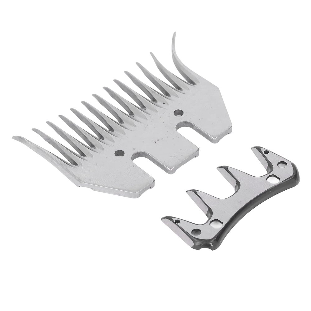 13 Teeth Wool Clipper Comb Cutter Trimmer Accessory Set Kit, Wool Comb Blade, Sheep Shears Blade Curved, for Sheep Shears Blade, Applicable to various sheep shears, also suits