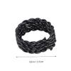 Baluue 30pcs Dreadlock Beads Hair Extensions Accessories Hair Cuffs and Rings for Braids and Dreadlocks Non-damaging Material Black Crimp Rings for Easy Application view 3
