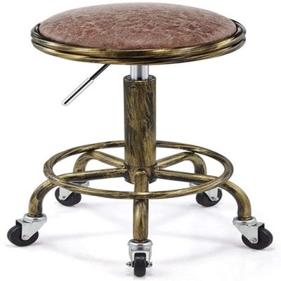 GFAZXDS Rolling Stool Adjustable Height Stool with Wheels Swivel Shop Chair Rolling Salon Stool Hydraulic Rolling Swivel Stool Chair