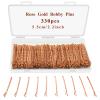 330 PCS Rose Gold Bobby Pins for Women Girls, YINGFENG 2.2 Inch Long Super Grip Blonde Hair Pins with Box, Reusable Non Slip Hair Pins, For Buns, Thick Hair Thin Hair And All Hair Types view 1