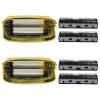 New 2 Pcs Replacement Foil and Cutter for Barberology Electric Shaver, Double Foil Shaver Replacement Head for PRO Barberology FXFS2 Electric Razors(Gold) Upgraded view 2