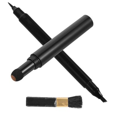 FRCOLOR Beard Filling Pen Barber Pencil Brush Beard Grooming Tool for Men Filler