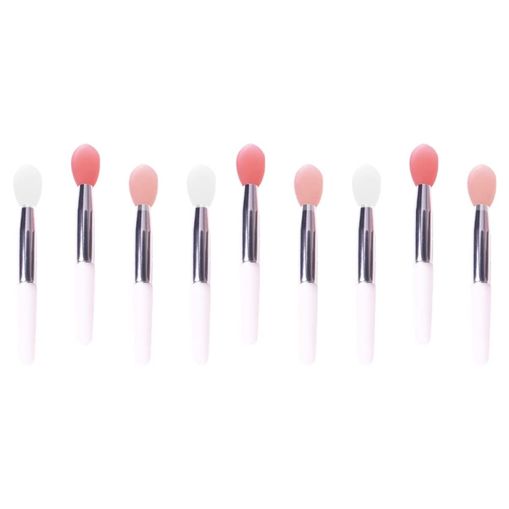 9Pcs Silicone Lip Brush Lipstick Applicator for Women Travel Work