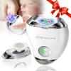 Automatic Electric Nail Clipper with LED Light & Nail File, 3 Speeds LCD Digital Display, Nail Clip Storage, USB Rechargeable Safety Fingernail Trimmer for Baby, Kids, Seniors, Caregivers (White) view 1