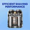 Beard Shaver Traveler Mini and Portable Suitcase Design, R-12 Luggage Electric Shaver, Shaver Traveler Mini and Portable Suitcase Design Double-Ring Magnetic Cutter (Blue) view 4
