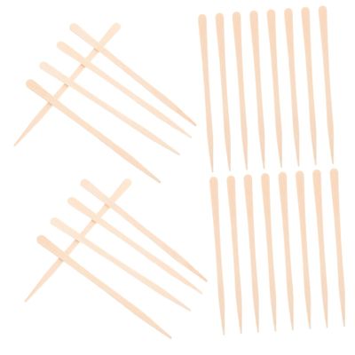 FRCOLOR 100pcs Nose Hair Wax Stick Body Wax Applicators Smooth Wood Safe for Skin