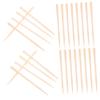 FRCOLOR 100pcs Nose Hair Wax Stick Body Wax Applicators Smooth Wood Safe for Skin view 1