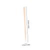 FRCOLOR 100pcs Nose Hair Wax Stick Body Wax Applicators Smooth Wood Safe for Skin view 2