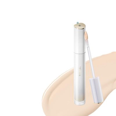 1PC Caitang Flawless Professional Liquid Concealer, Lasting & Moisturizing Concealer Highlighter, Moisture Full Coverage Concealer Cream (W01, 6ml)