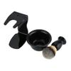 NOLITOY Plastic Shaving Brush Set Beard Brush Practical Bowl Rack for Home Use Compact Design for Easy Storage and Cleaning for Grooming and Shaving view 1