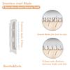18 Pack Replacement Head for Finishing Touch Flawless Dermaplane Glo Facial Exfoliation, Replacement Blades for Flawless Dermaplane Razor view 4