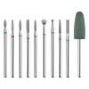 10 PCS Nail Drill Bits Set, Russian Manicure Drill Bits, Cuticle Remover Nail Products for Manicure Pedicure for Home and NailSalon view 1