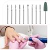 10 PCS Nail Drill Bits Set, Russian Manicure Drill Bits, Cuticle Remover Nail Products for Manicure Pedicure for Home and NailSalon view 3