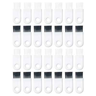 COOLHIYA 30pcs Electric Shaver Brush Mustache Trimmer Cleaner Brush for Women Razor Duster Facial Razor Cleaning Tool Mini for
