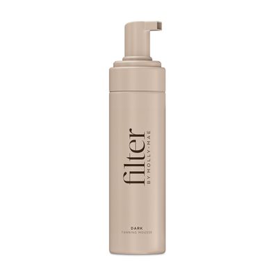 Filter By Molly-Mae Self Tanner Mousse | Dark Natural Color | Fast Drying Self Tan Foam, For A Sunkissed, Golden Glow | Streak Free Tanning Mousse | Moisturizing Foam | Fast Developing | 6.7oz