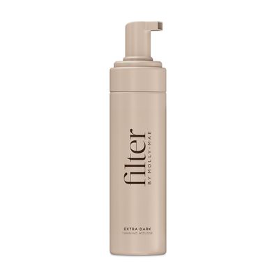 Filter By Molly-Mae Self Tanner Mousse | Extra Dark Natural Color | Fast Drying Self Tan Foam, For A Sunkissed, Golden Glow | Streak Free Tanning Mousse | Moisturizing Foam | Fast Developing | 6.7oz