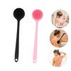 Baluue 2pcs Shower Brush Handle for Easy Bathing Lightweight Back Scrubber for Body Care Exfoliating Bath Tools view 2